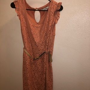 Salmon color dress